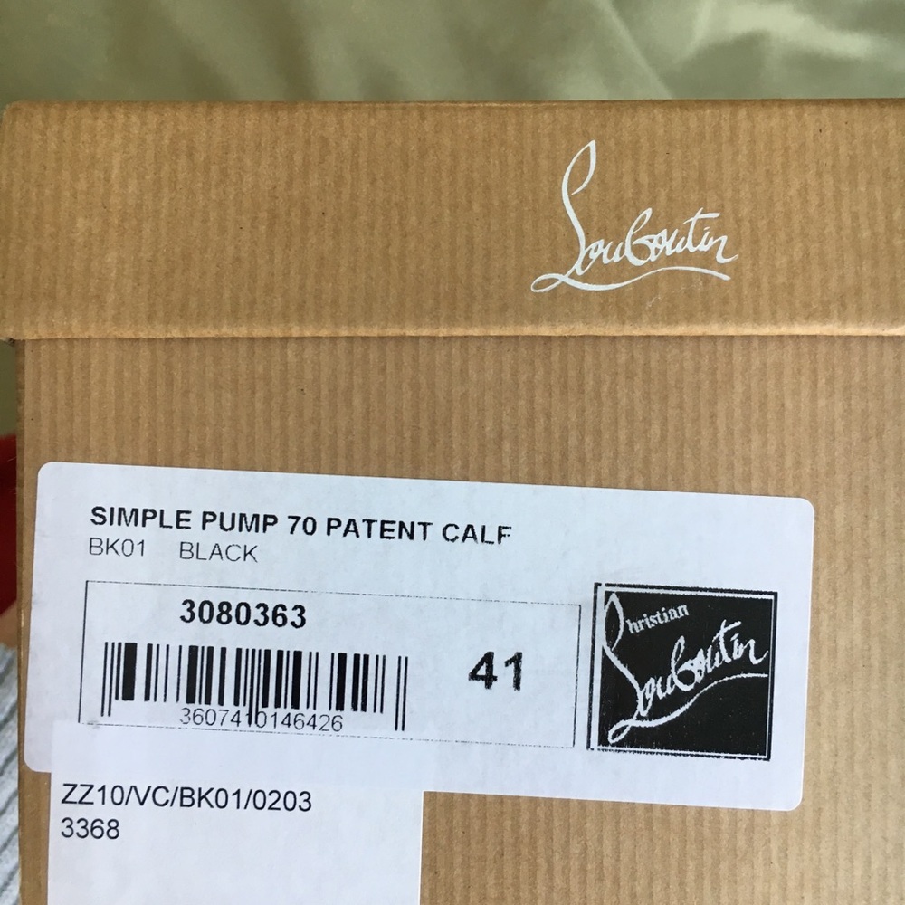 Christian Louboutin Simple Pump 70 Patent